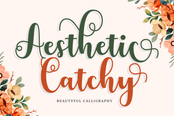 Aesthetic Catchy Font for Editorial Elegance and Creative Projects