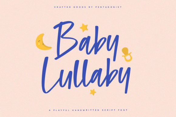Baby Lullaby Font for a Joyful Editorial Design