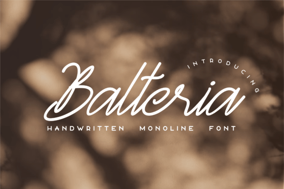 Balteria Sulbarline: The Script Handwritten Font for Stronger Campaigns