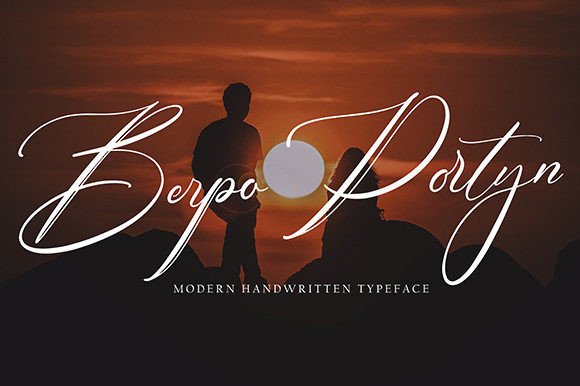 Berpo Portyn: A Modern Script Font for Professional Branding