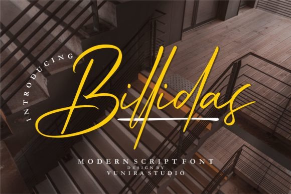 Billidas: A Premium Script Font for Luxurious Branding