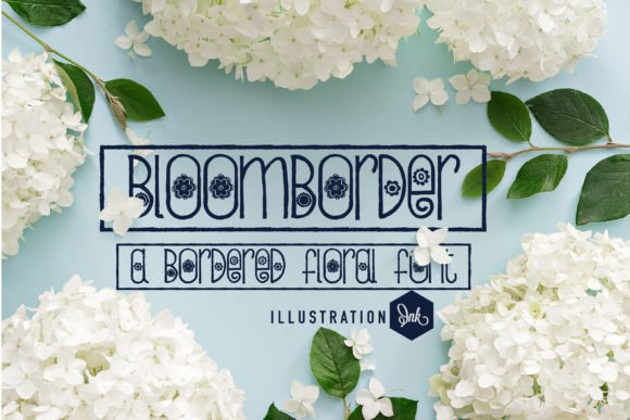 Bloomborder Font Adds Flair to Campaign Design