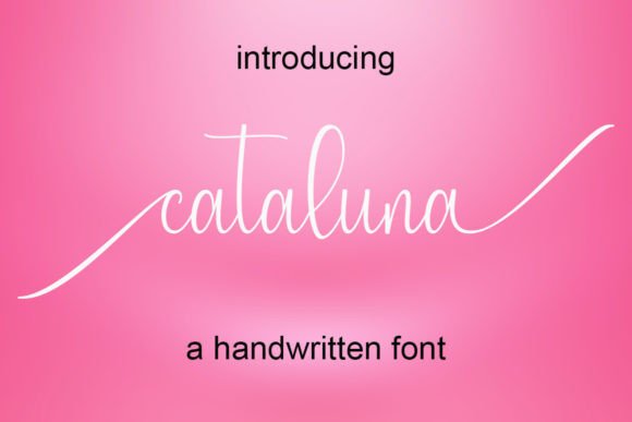 Cataluna: A Handwritten Font for Captivating Content
