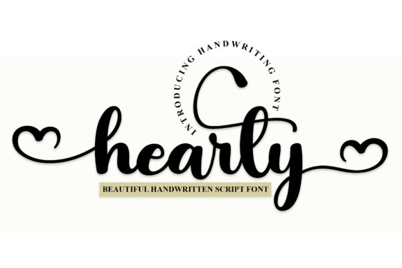 Hearty Font: Elevate Your Web Design with Elegant Script Typography