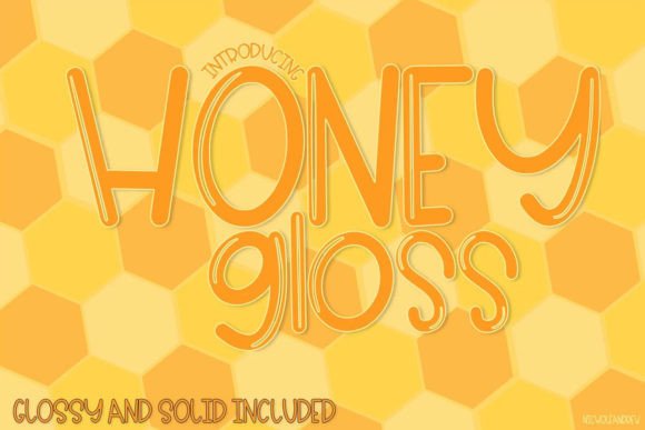 Honey Gloss Font for Handmade Creations and Shop Materials