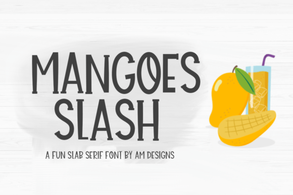 Mangoes Slash Font: A Quirky Script for Creative Campaigns