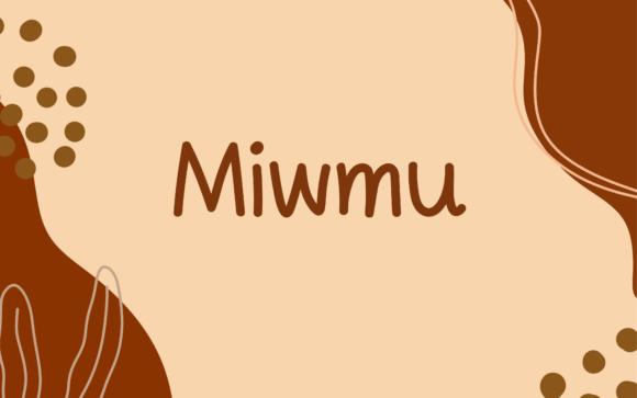 Miwmu: A Handwritten Font for Small Business Branding