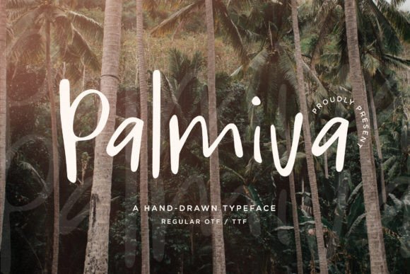 Palmiva Font: A Handwritten Script That Elevates Brand Visuals