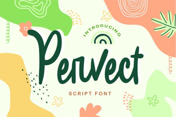 Pervect: A Playful Script Font for Memorable Branding