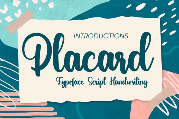 Placard Font: A Modern Handwritten Typeface for Editorial Design