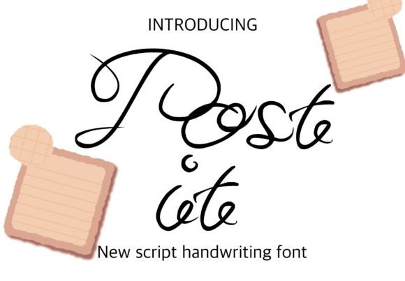 Post It Font: A Playful Script for Strong Campaign Impact