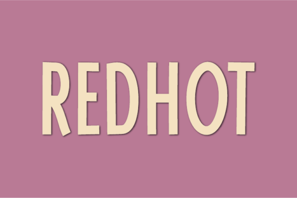 Redhot Font: Modern Handwritten Typography for Editorial Design