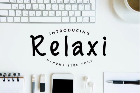 Relaxi Font: A Script Handwritten Typeface for Engaging Digital Branding