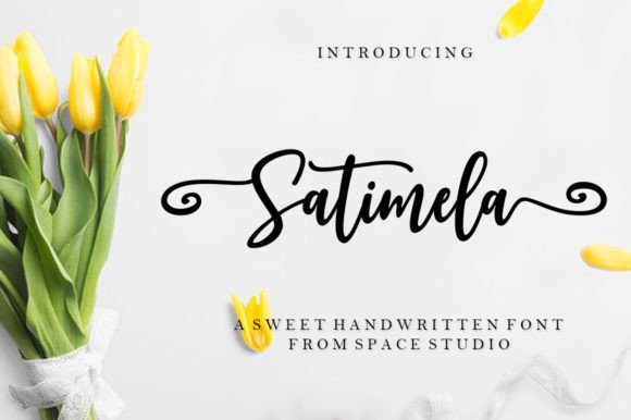 Satimela Font: A Handwritten Script for Memorable Branding