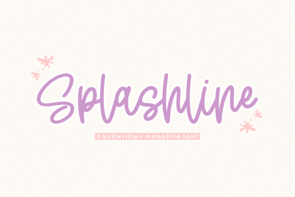 Splashline Font for a Polished and Memorable Brand
