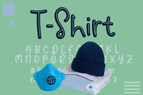 T-shirt Font: A Whimsical Script for Creative Designers
