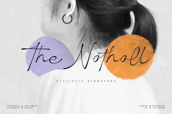 The Notholl Font: A Script Typeface for Thoughtful Design