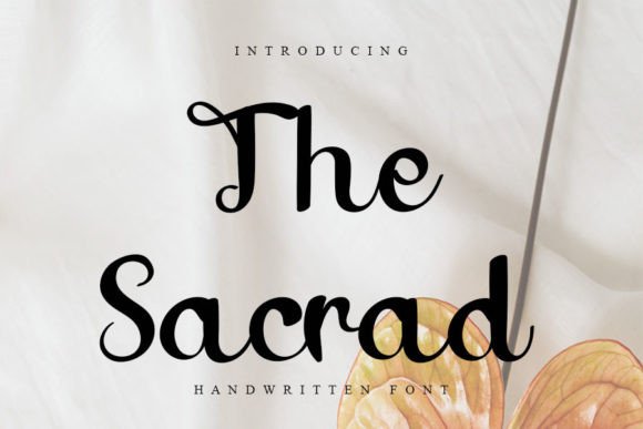 The Sacrad Font Adds a Romantic Touch to Web Design Projects