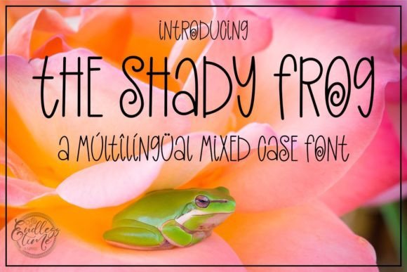The Shady Frog Font for Editorial Design and Creative Projects