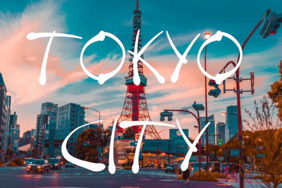 Tokyo City Font for Modern Web Design and Branding