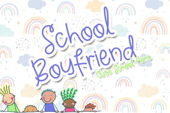 Using School Boyfriend Font in Real Branding Projects
