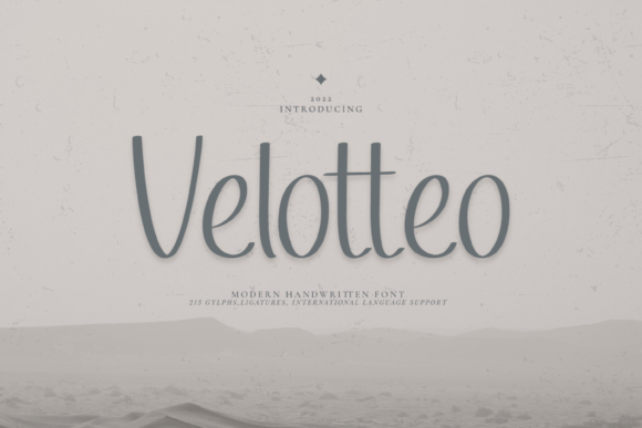 Velotteo Font: A Handwritten Typeface for Makers and Creators