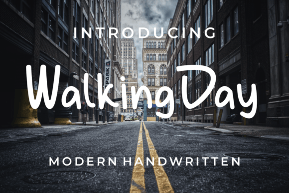 Walking Day Font for Bold Branding and Creative Campaigns