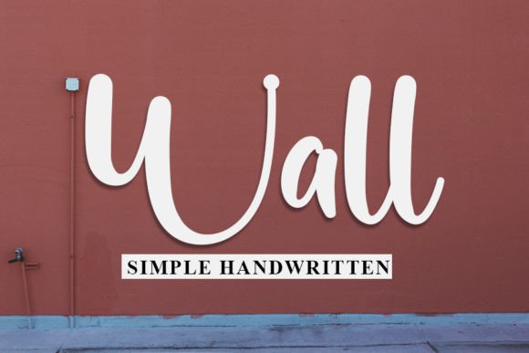 Wall Font: A Handwritten Typeface for Creative Makers