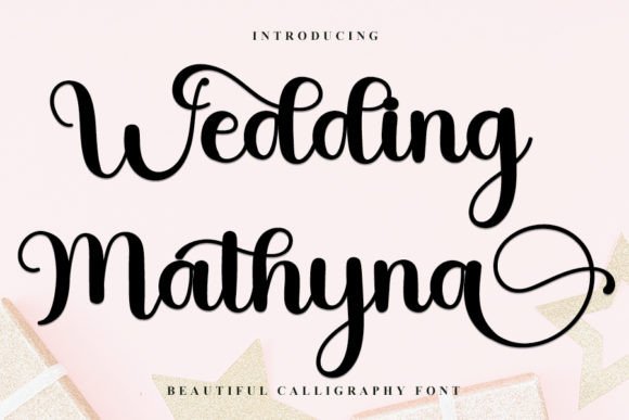 Wedding Mathyna: A Handwritten Typeface for Campaign Impact