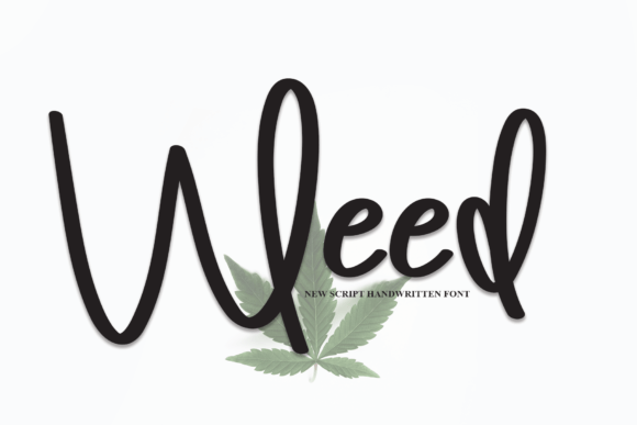 Weed Font for Luxurious and Impactful Campaign Design